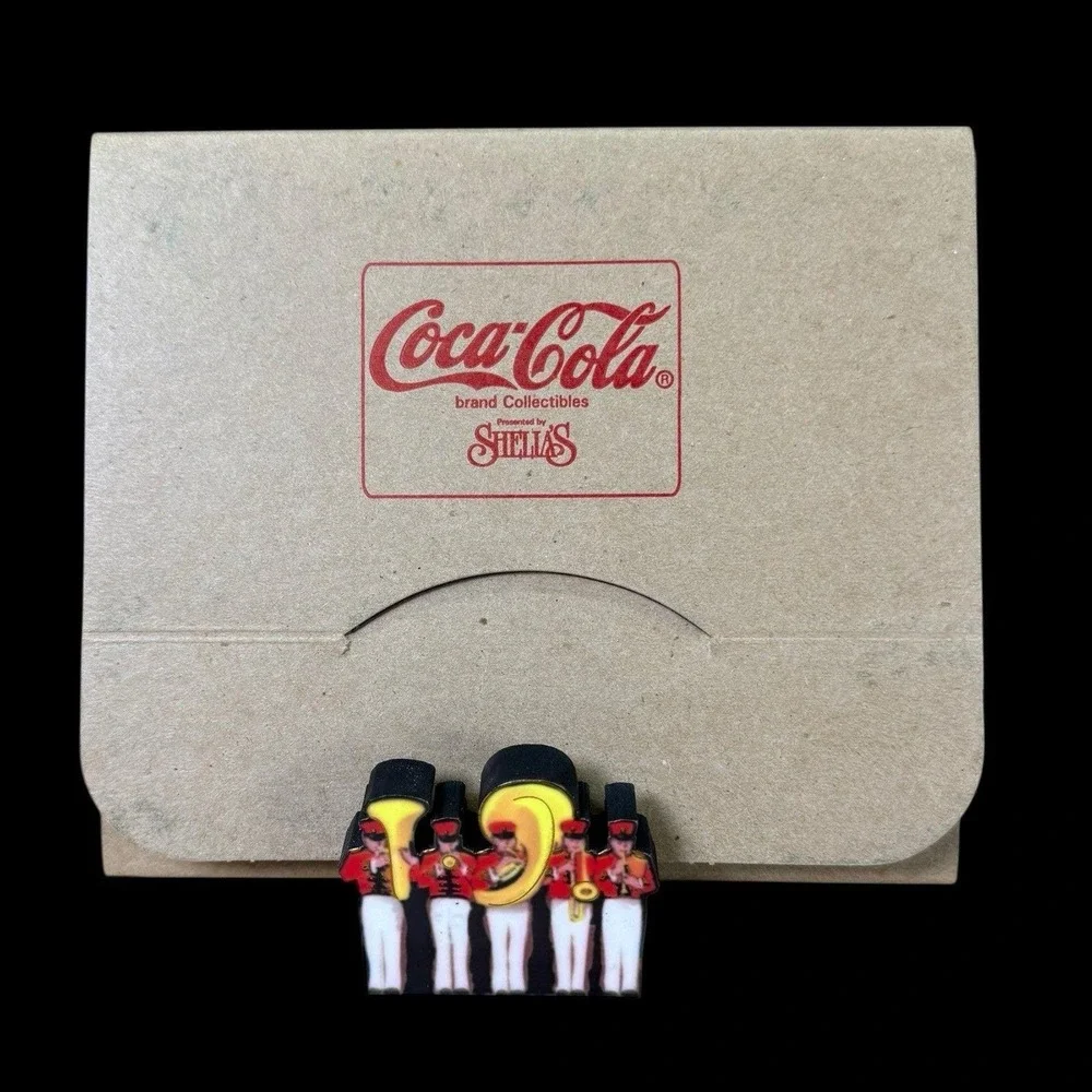 Coca Cola Coke Musical March Shelia's Collection Marching Band Shelf Sitter